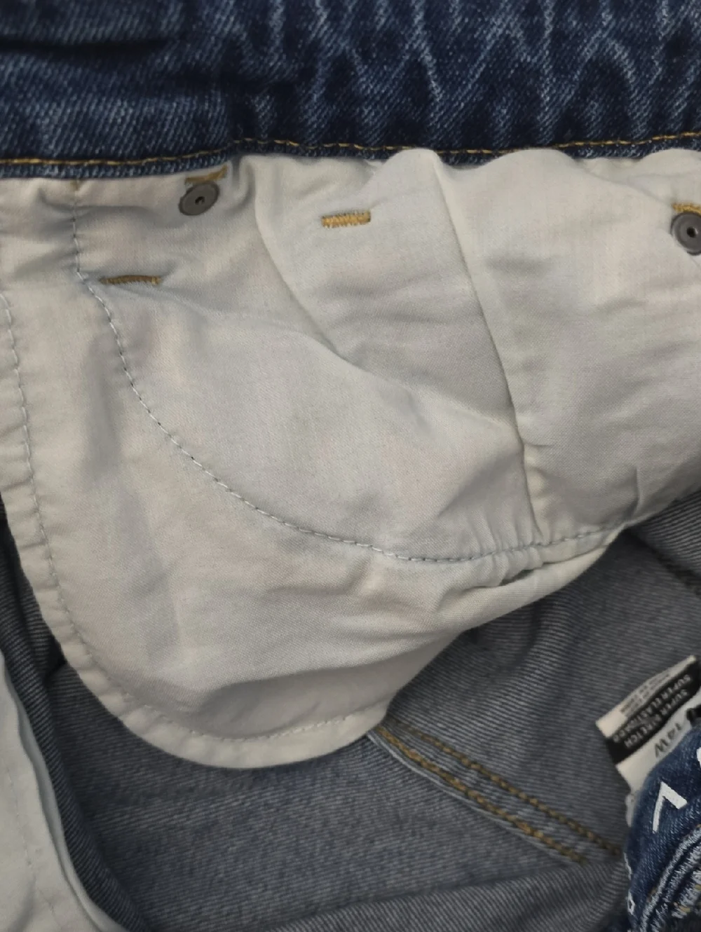 Ava & Viv Jeans Women's Size 14 Wide 14W Blue Boyfriend Crop Denim Jean